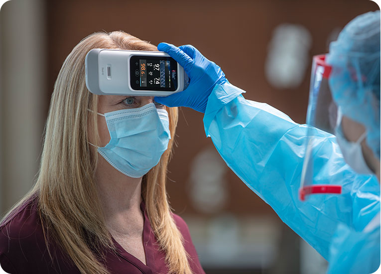 Masimo – Dépistage à l’entrée d’un hôpital