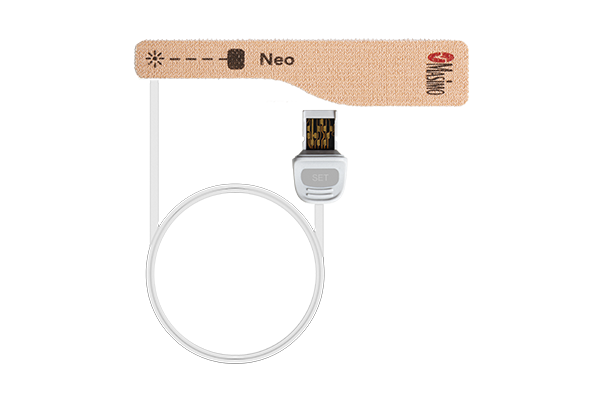 Neonatal/Adult SpO2 Sensor, 1 ft