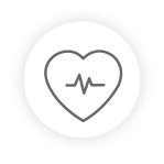 Pulse rate icon.