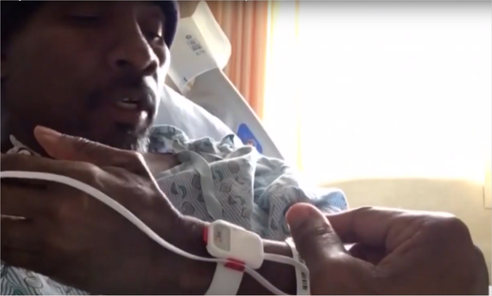 Leonardo Frazier | Patient at University Hospitals monitored by Masimo SET® technology